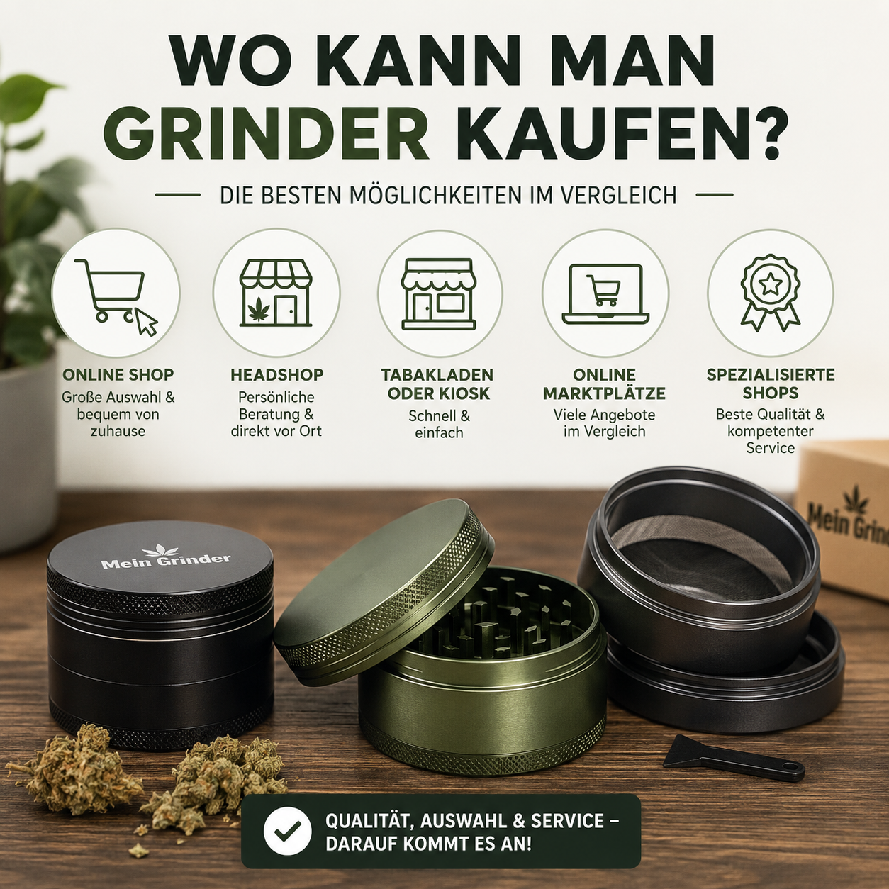 Wo kann man Grinder kaufen? Dein Guide für den perfekten Grinder-Kauf