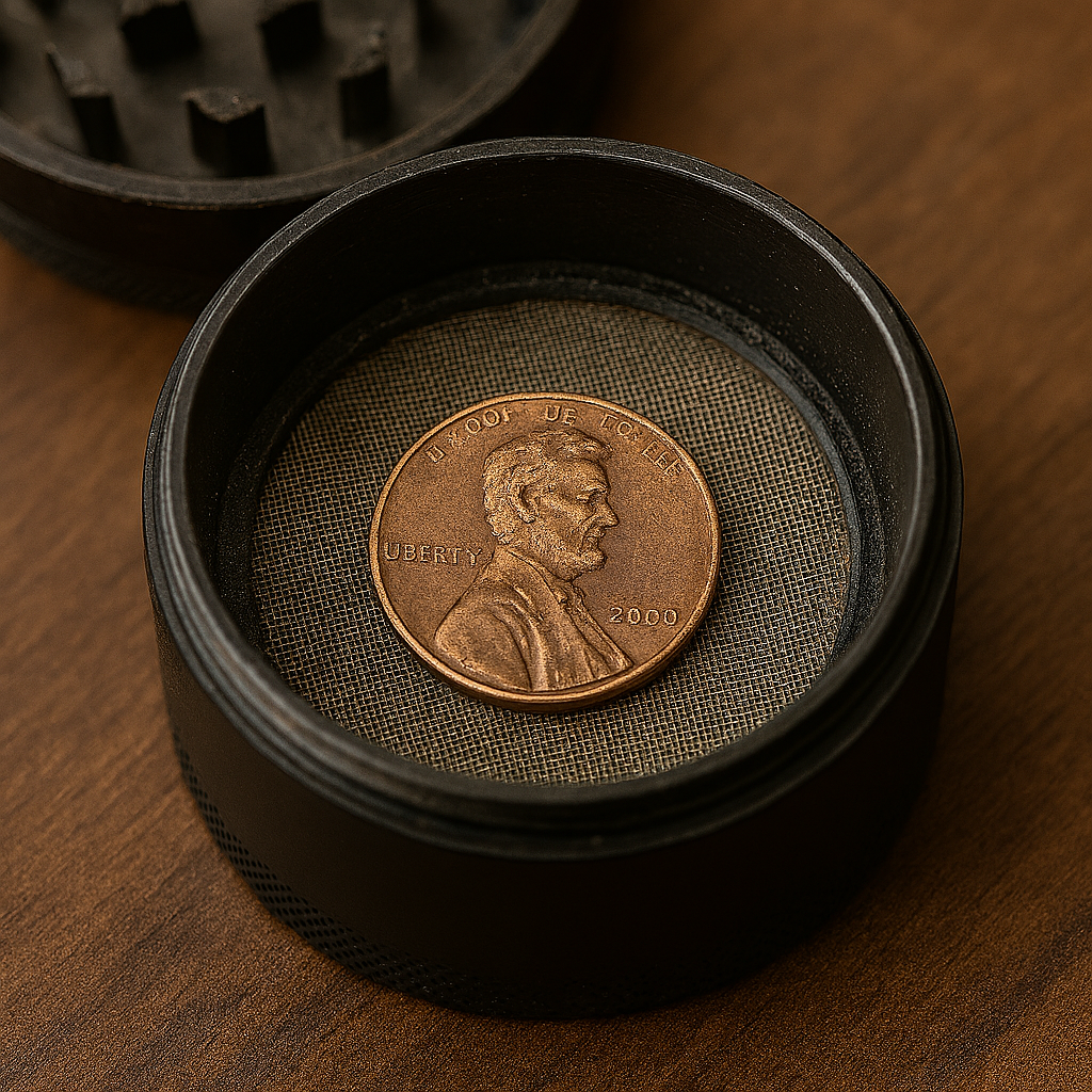 Warum legt man eine Münze in den Grinder?