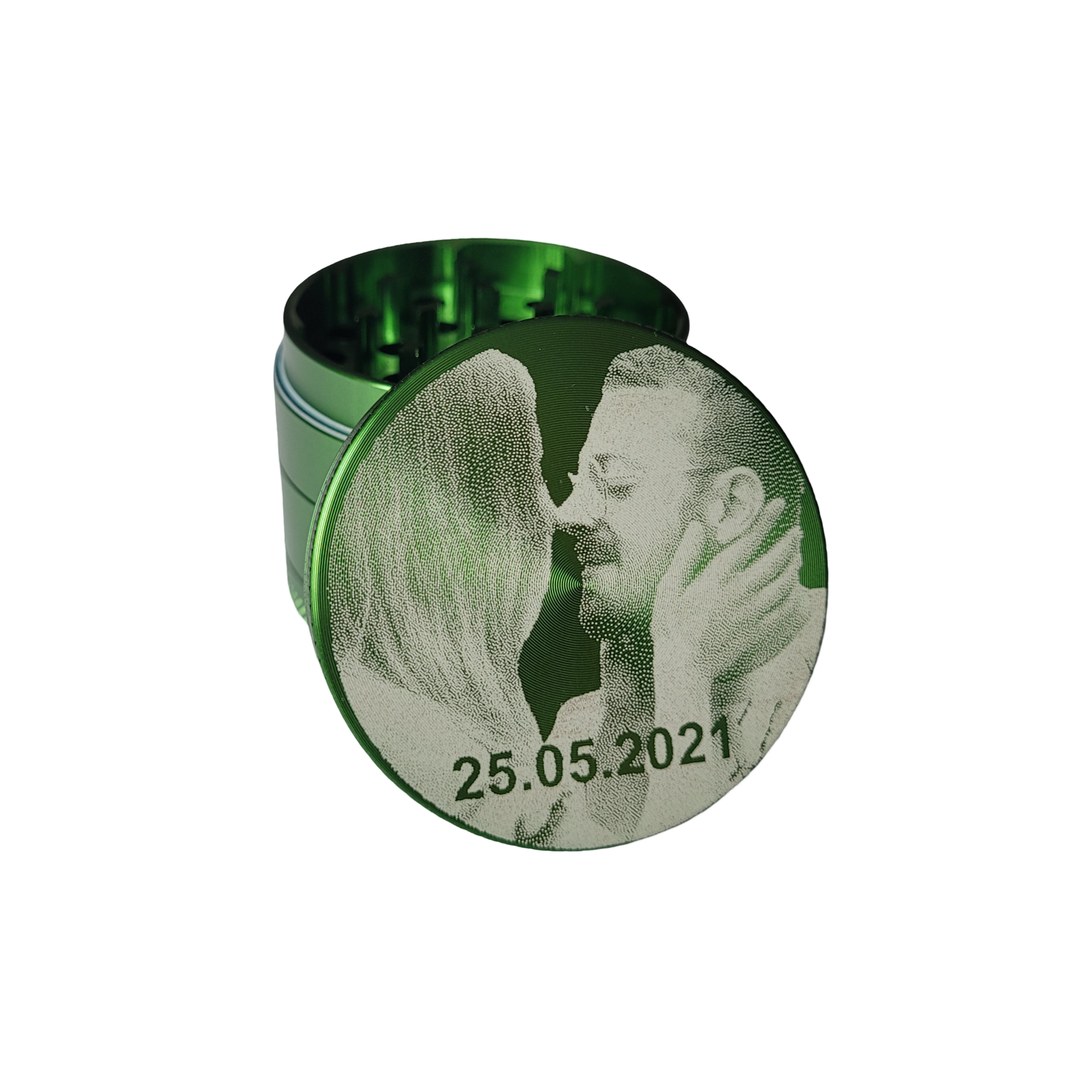 Aluminium Grinder mit Gravur (50mm) - Mein Grinder