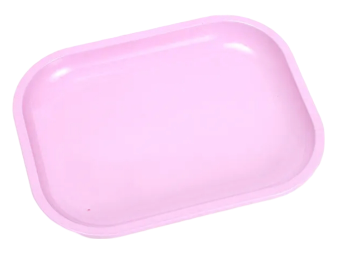 Kleines Rolling Tray in der Farbe Pink