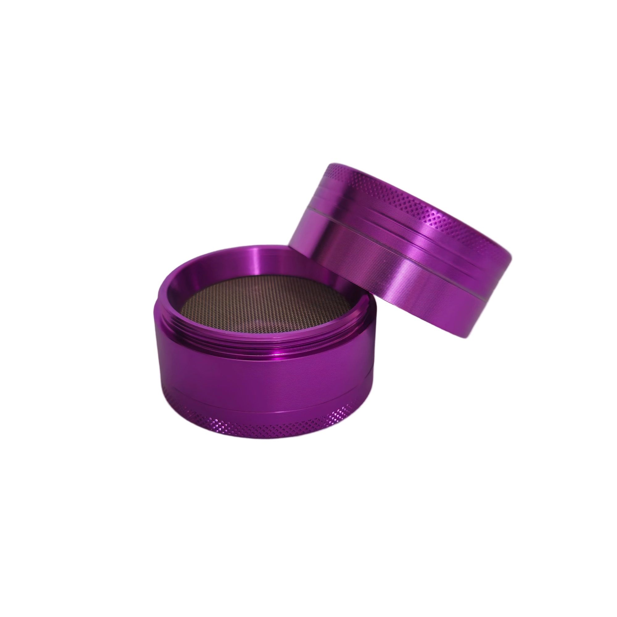 Lila Grinder aus Metall