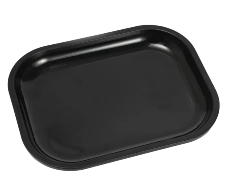 Schwarze Drehunterlage