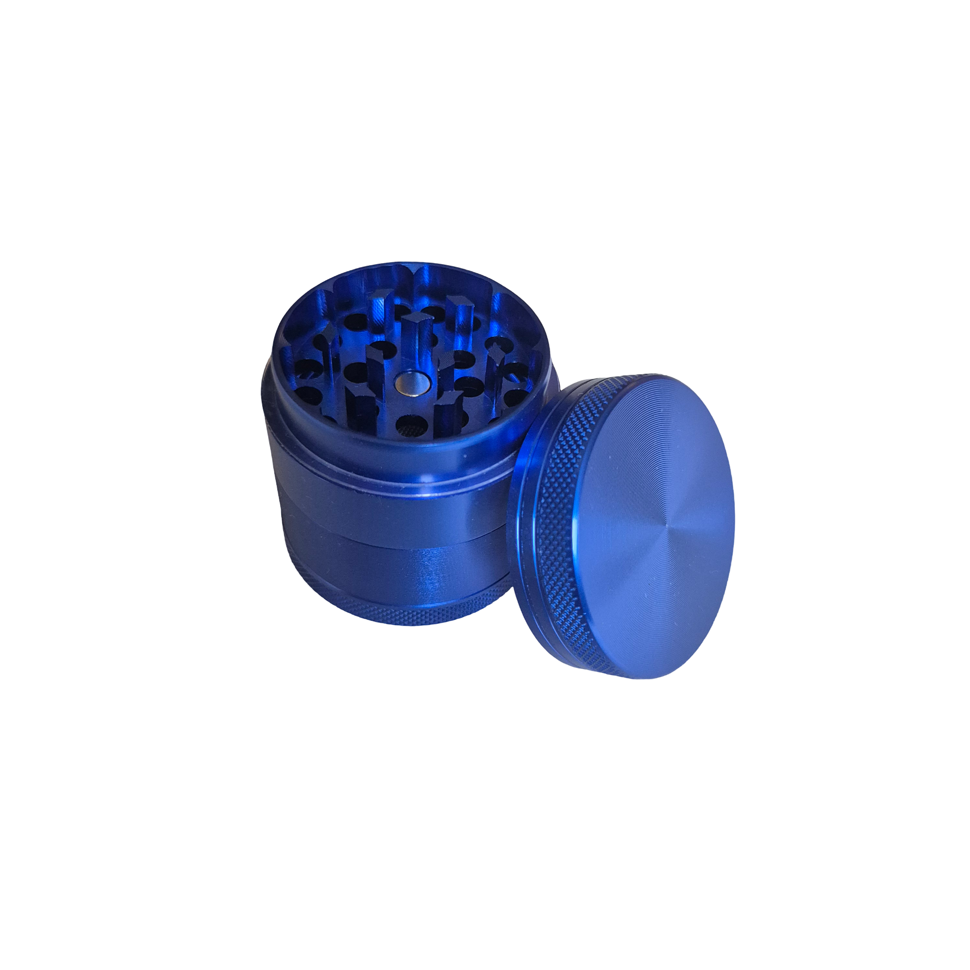 Blauer Aluminium Grinder