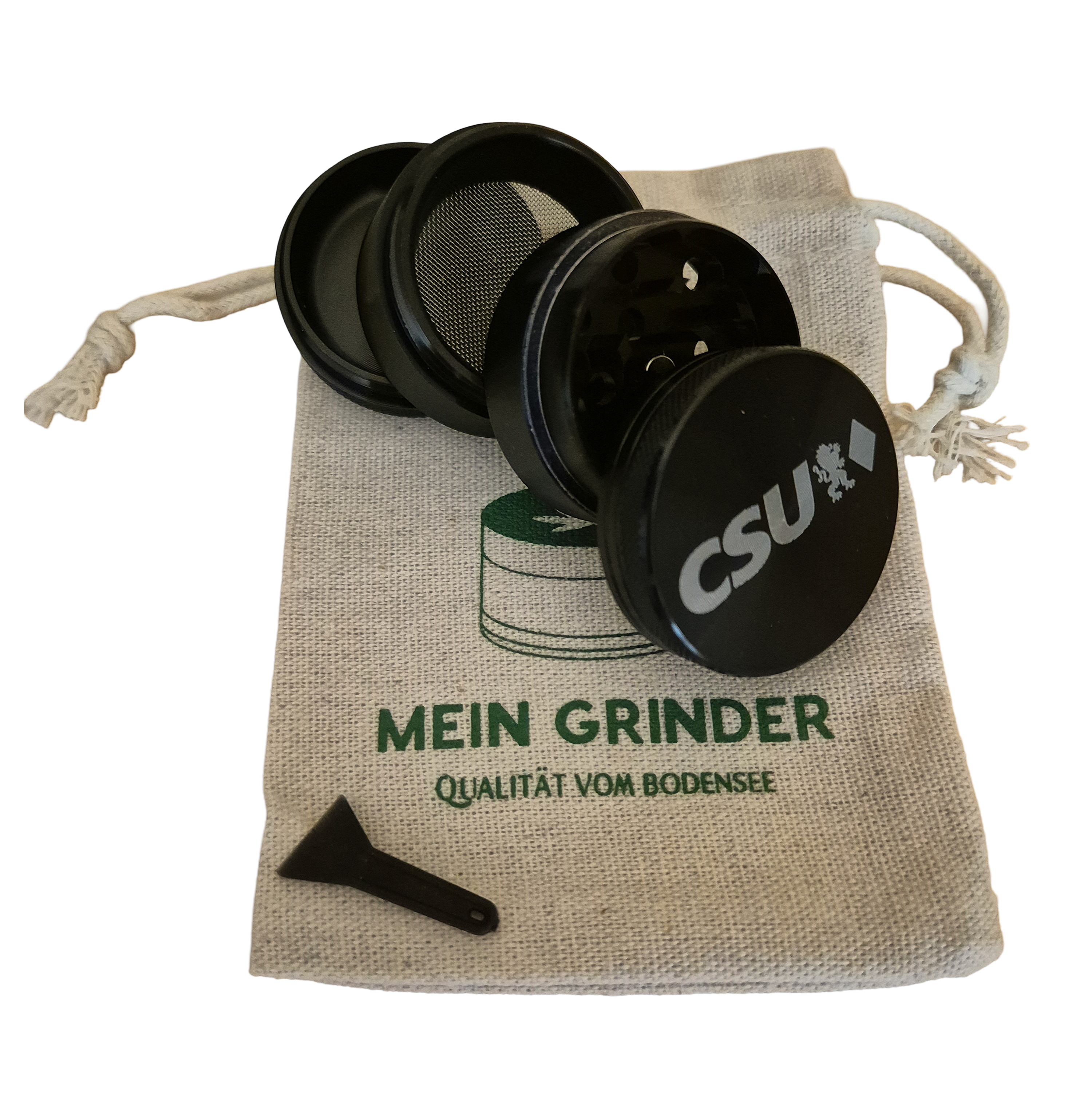 Aluminium Grinder mit Gravur (50mm)