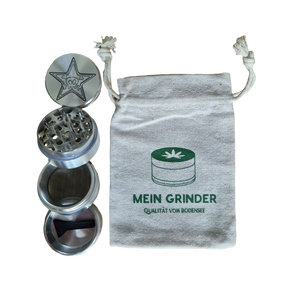 Aluminium Grinder mit Gravur (50mm)