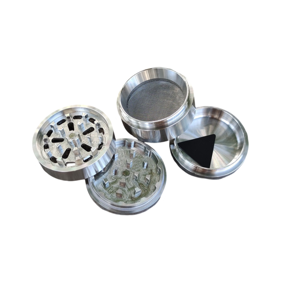 Granny's Edelstahl Kräutermühle 63 Mm 4-teilig – Premium Grinder Mit Pollenfach Granny's Edelstahl Kräutermühle 63 Mm 4-teilig – Premium Grinder Mit Pollenfach